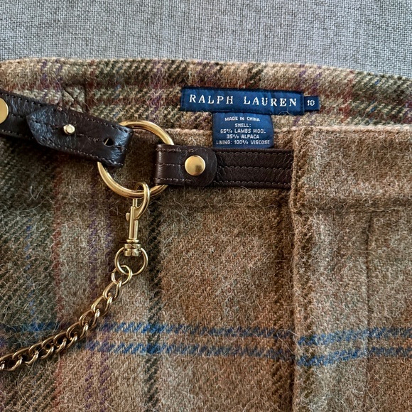 Ralph Lauren Blue Label Pencil Skirt Woodacre Plaid | 10 - Picture 7 of 7